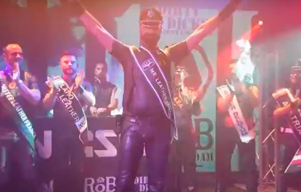 Raymond is Mister Leather Europe 2017