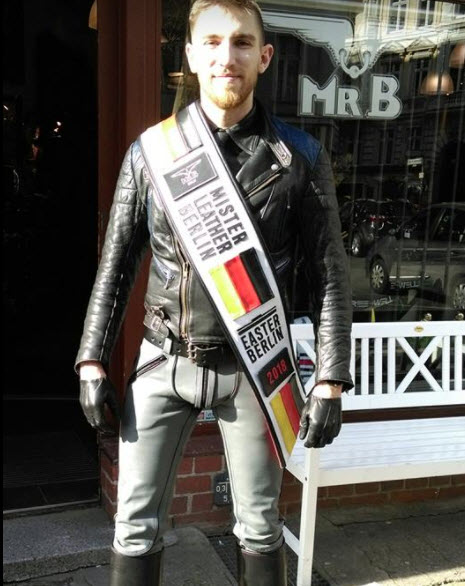 Jens Walker is Mister Leather Berlin 2018