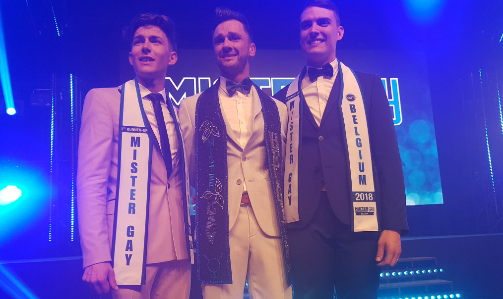 Bart Hesters est Mister Gay Belgium 2018