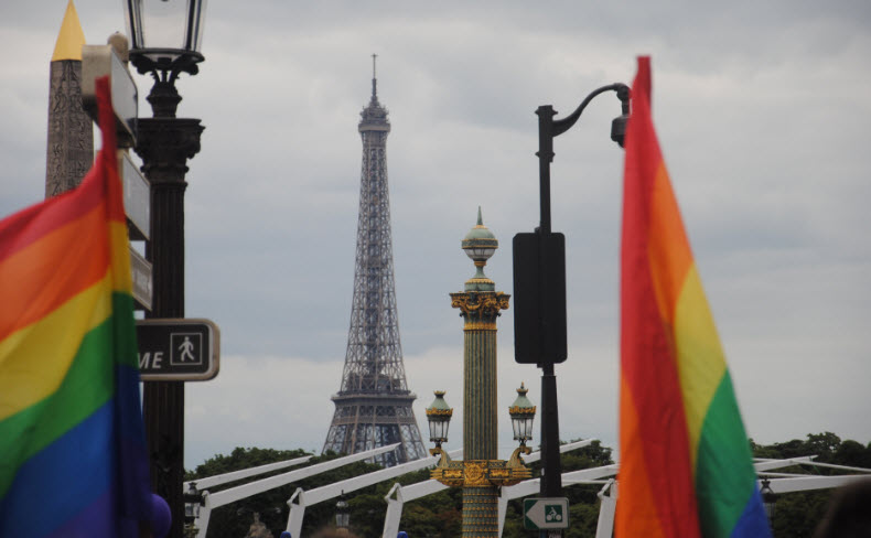 LGBT in Paris in der Marche des Fiertes